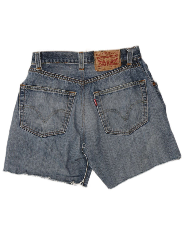 Γυναικείο τζιν σορτς Levi's 501 W32 μεγάλο μπλε βαμβακερό