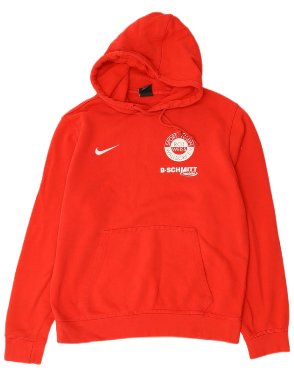 Ανδρικό γραφικό φούτερ Nike, μεσαίο κόκκινο βαμβακερό