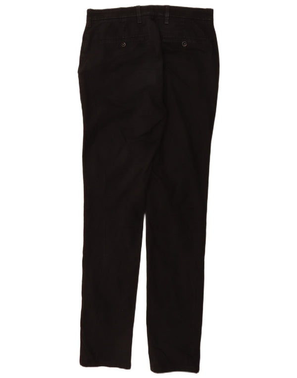 Marks & Spencer Ανδρικό Slim παντελόνι Chino W30 L35 Μαύρο βαμβακερό