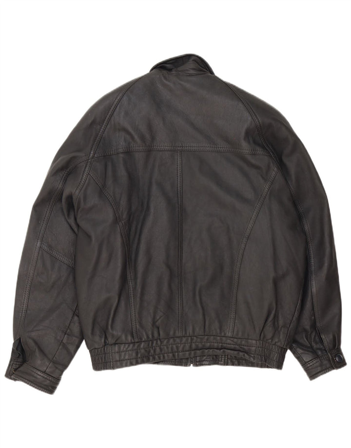 Ανδρικό Δερμάτινο Μπουφάν Fatigue UK 40 Large Μαύρο