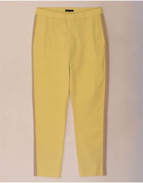 Massimo Dutti Γυναικείο παντελόνι Chino EU 40 Medium W28 L26 Yellow Colourblock