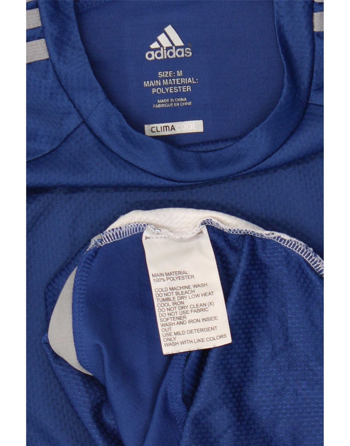 Adidas Ανδρικό γιλέκο Climacool Top Medium Blue Colorblock Πολυεστέρας