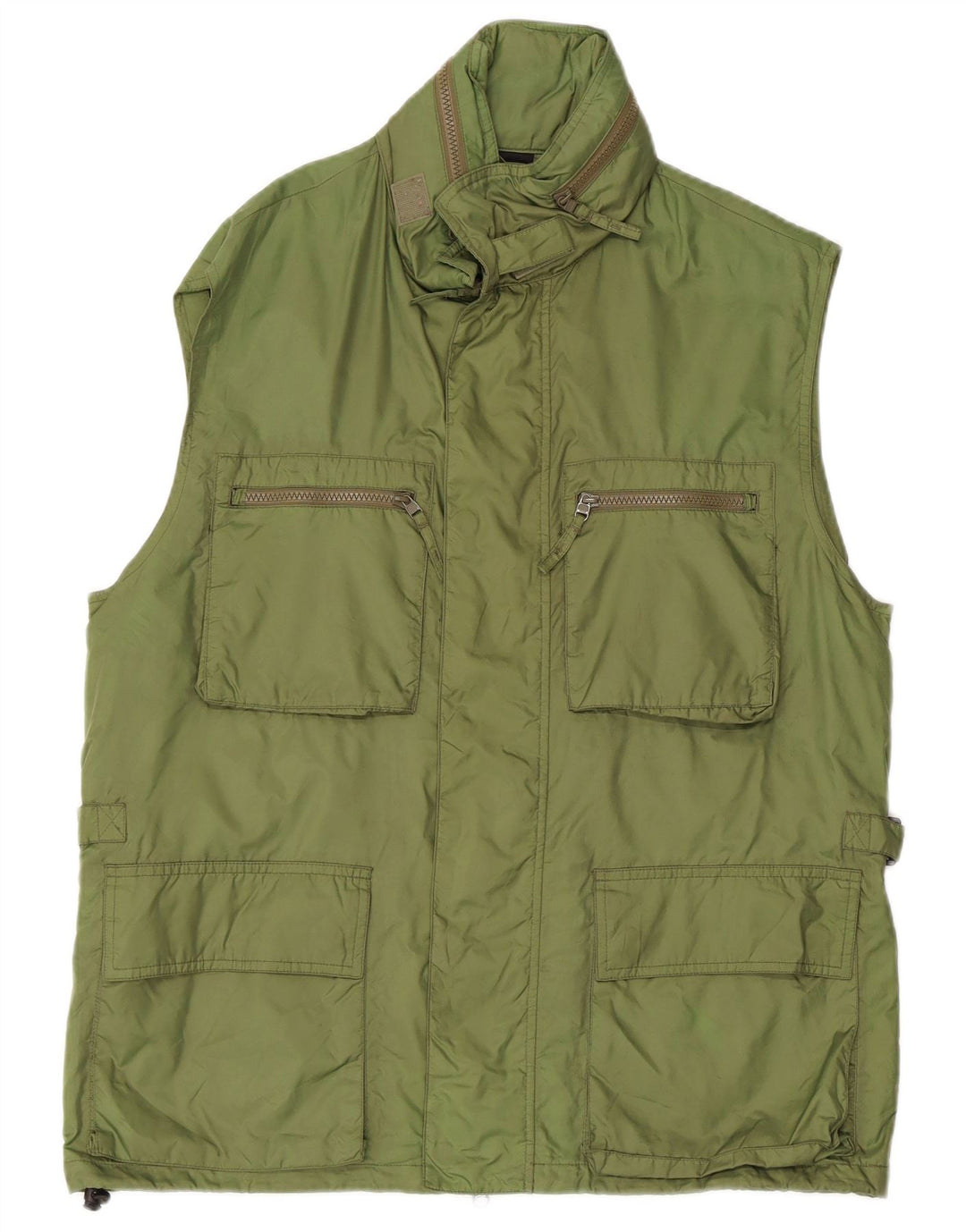 ALBERTO ASPESI Ανδρική κουκούλα Utility Gilet UK 42 XL Green Nylon