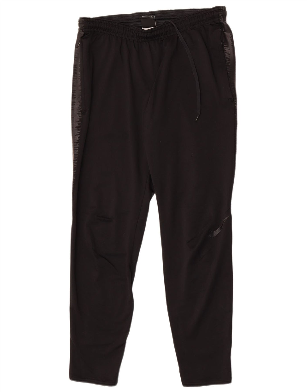Ανδρικές φόρμες Nike Dri Fit Παντελόνια μεσαίου μαύρου χρώματος πολυεστέρας