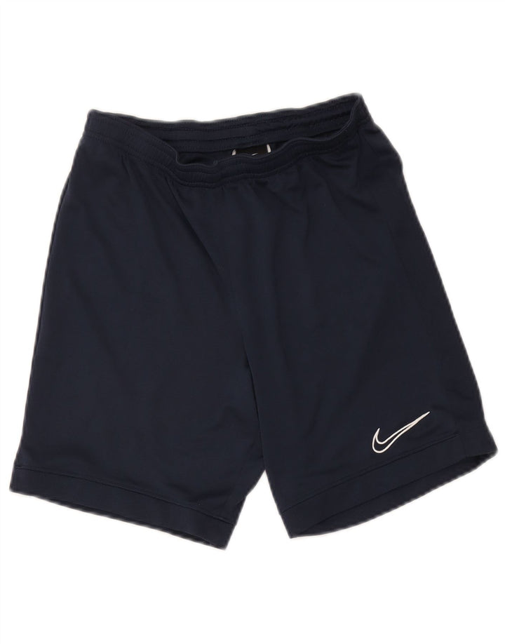 Γυναικείο αθλητικό σορτς Nike Dri Fit UK 8 Small Navy Blue Polyester