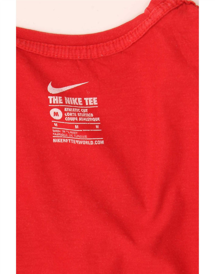 Ανδρικό T-Shirt Nike με γραφικό αθλητικό κόψιμο, μεσαίο κόκκινο