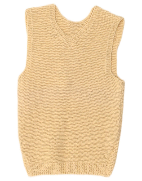 Vintage γυναικείο γιλέκο Tank Top UK 12 Medium Beige