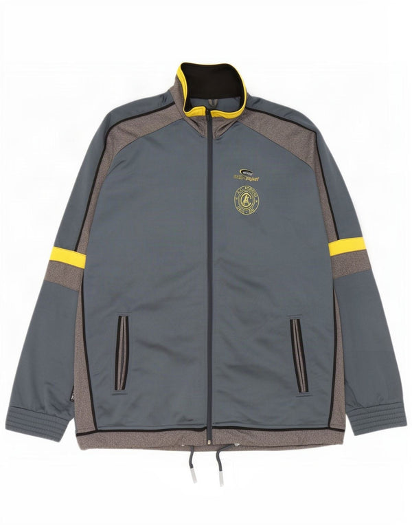 Brugi ανδρική φόρμα γραφική φόρμα Top Jacket XL Grey Colourblock Polyester