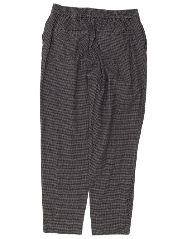 Massimo Dutti Γυναικείο Casual Παντελόνι EU 44 XL W34 L28 Grey Houndstooth