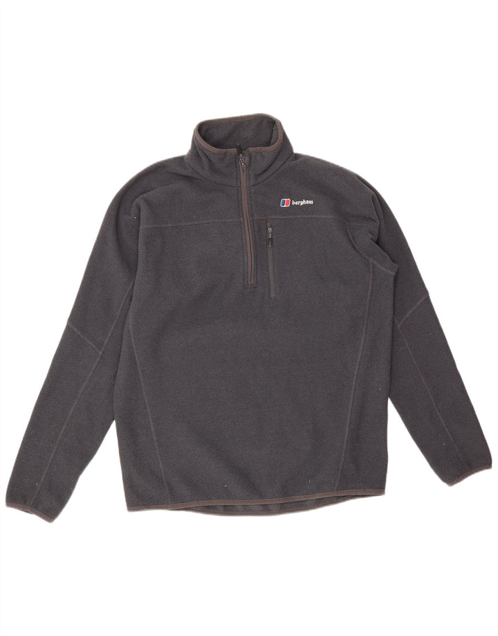 Berghaus Ανδρικό φερμουάρ με λαιμόκοψη με μεσαίο γκρι πολυεστέρα