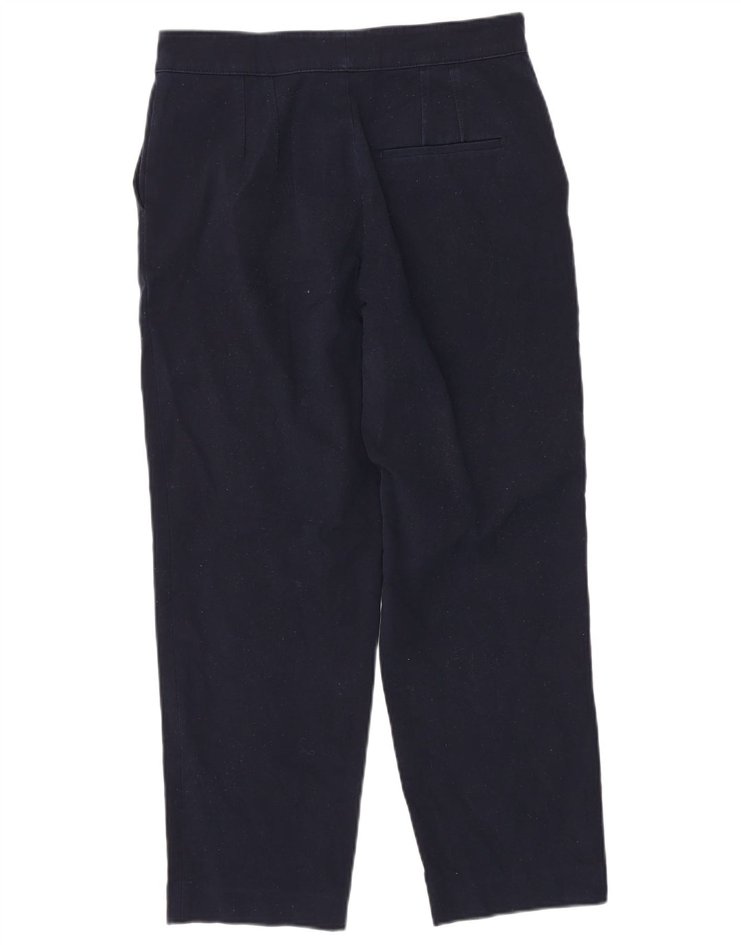 Massimo Dutti Γυναικείο Cropped Παντελόνι EU 40 Medium W30 L26 Navy Blue