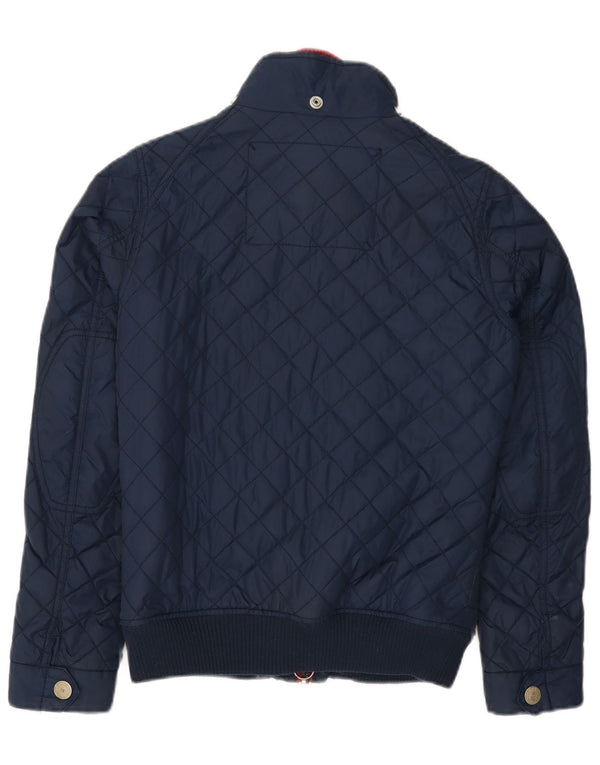 Superdry γυναικείο καπιτονέ μπουφάν UK 14 Medium Navy Blue Nylon