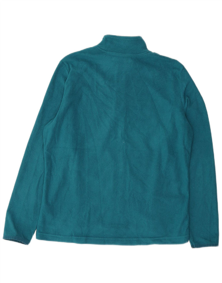 Marks & Spencer Γυναικείο Fleece Jacket UK 14 Large Blue Polyester