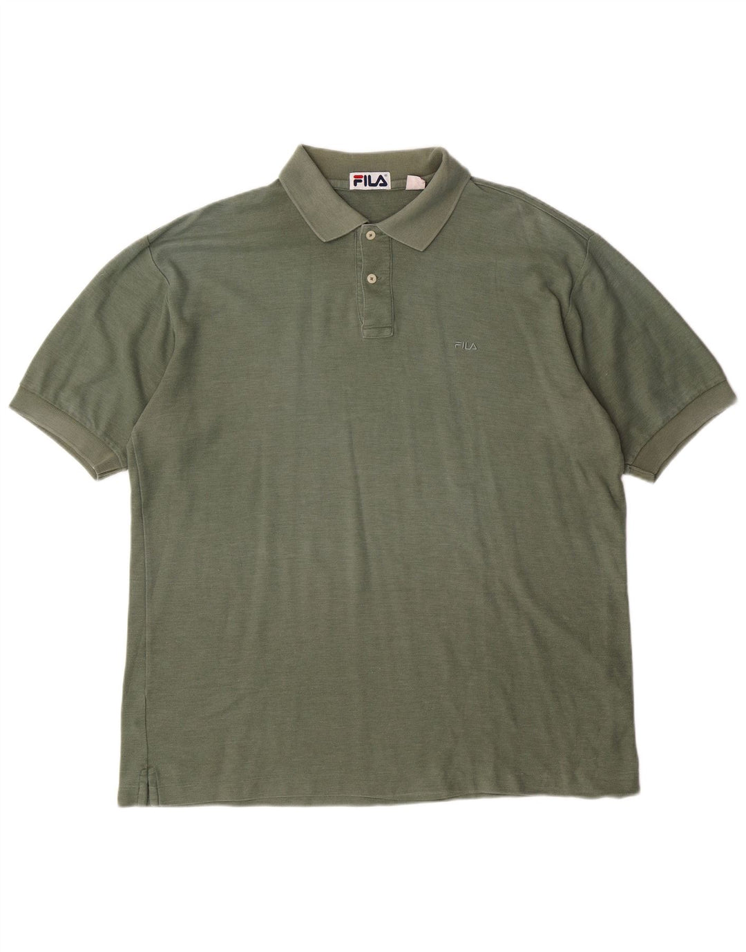Fila Ανδρικό πουκάμισο πόλο IT 56 XL Πράσινο βαμβακερό