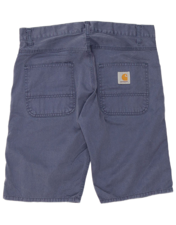 Ανδρικό casual σορτς Carhartt W32, μεσαίο ναυτικό, βαμβακερό
