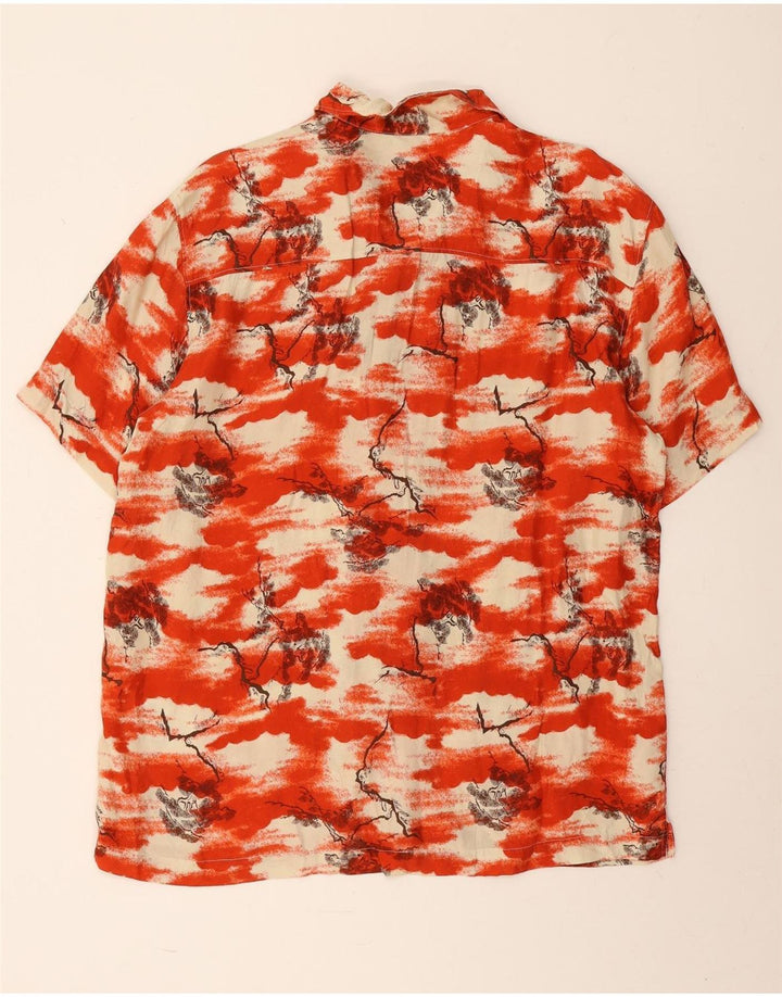 Ανδρικό κοντομάνικο πουκάμισο Superdry XL Red Tie Dye Cupro