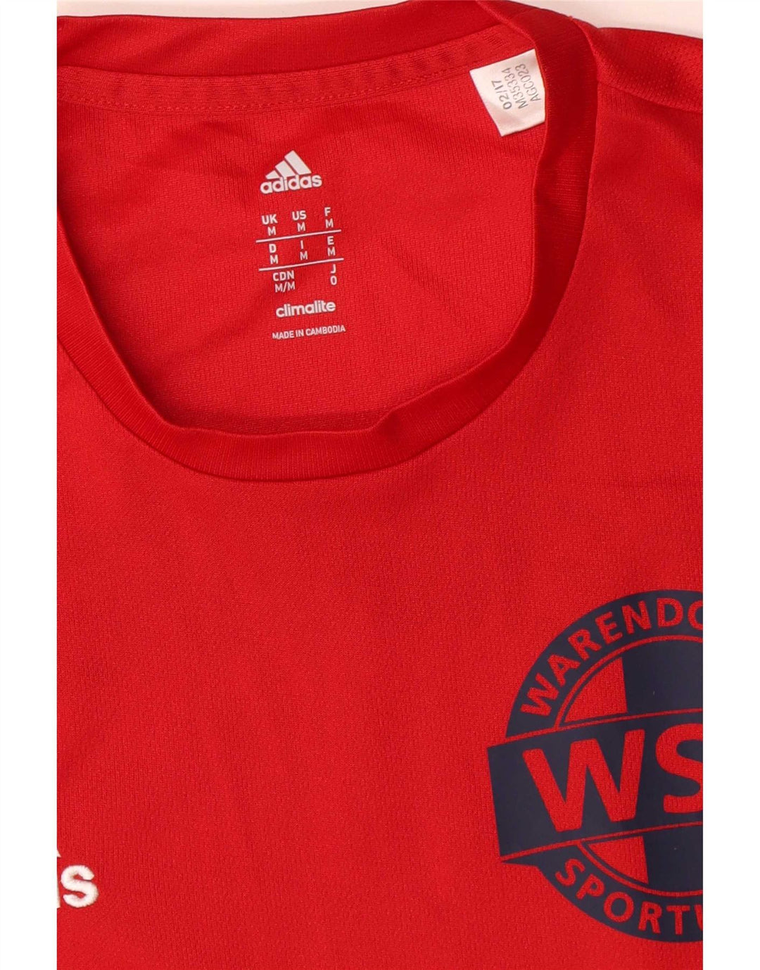 Γραφικό T-Shirt Adidas Ανδρικό Warendorfer Sportuninon Top Medium Red