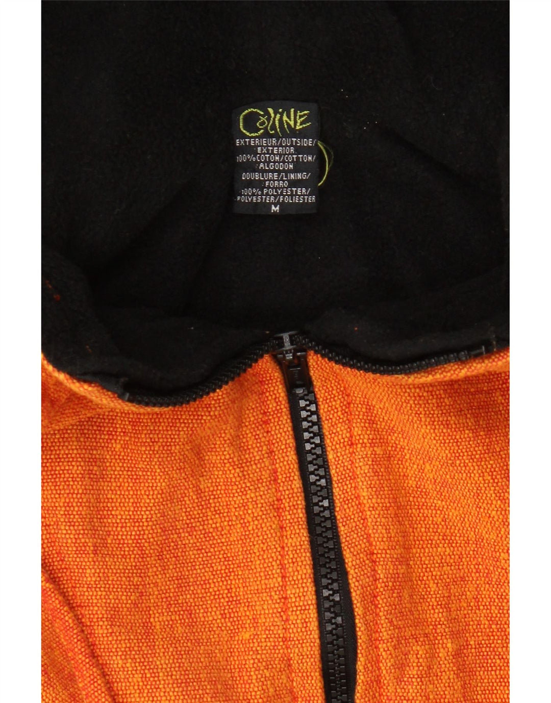 Coline Γυναικείο Bomber Jacket με κουκούλα UK 12 μεσαίο πορτοκαλί βαμβακερό