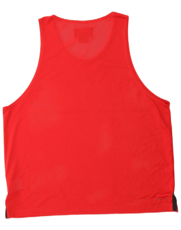 Jordan Ανδρικό γιλέκο Dri Fit Top Large Red Polyester