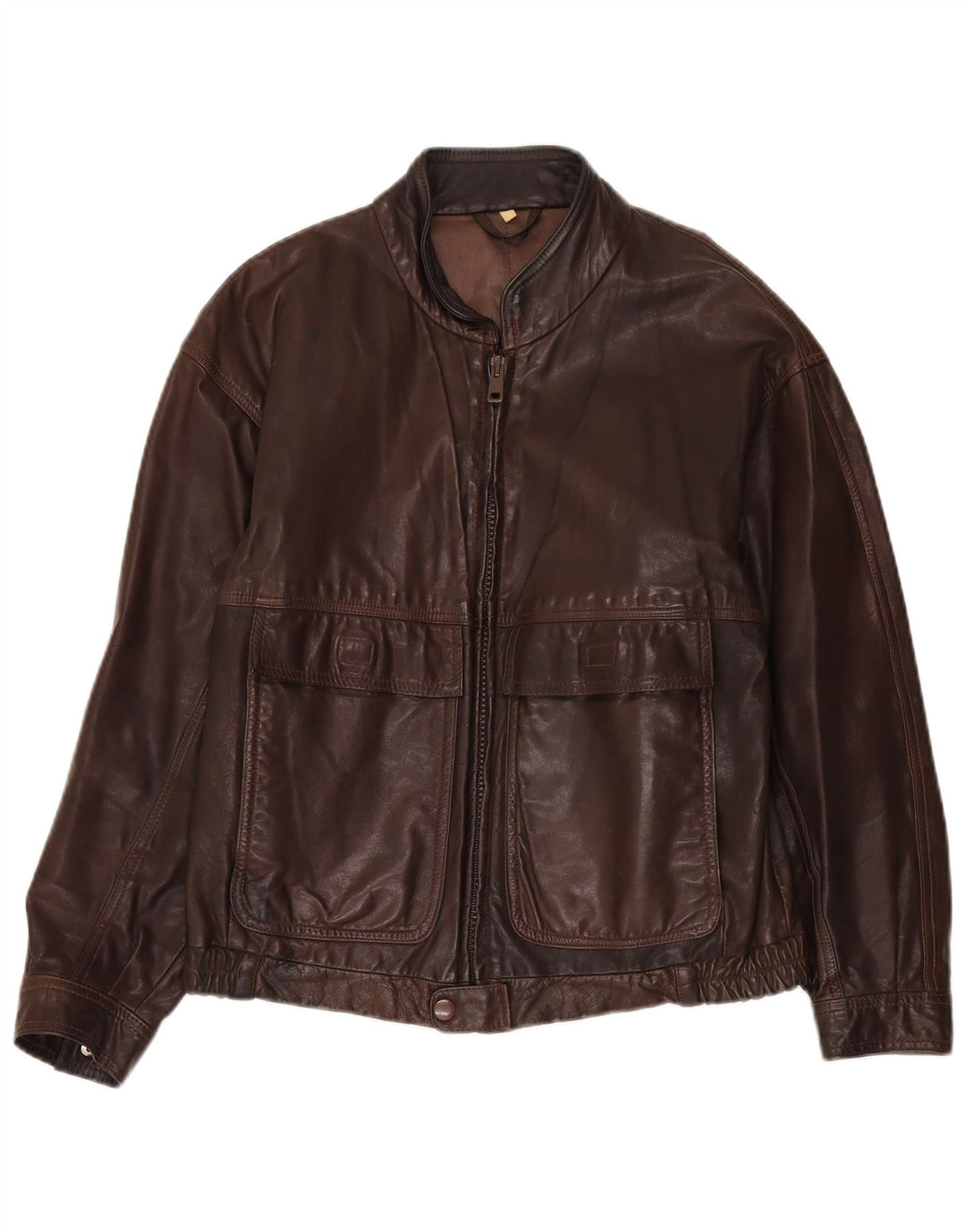 Vintage Ανδρικό Δερμάτινο Μπουφάν UK 36 Small Brown