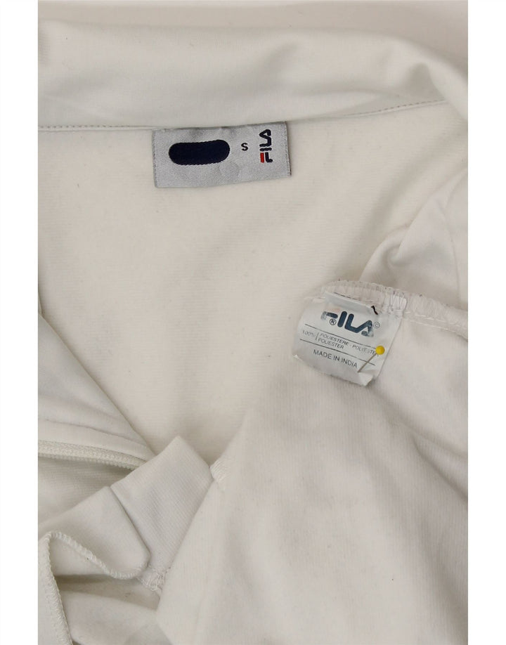 Ανδρική φόρμα Fila Top Jacket Μικρό Λευκό Πολυεστέρα