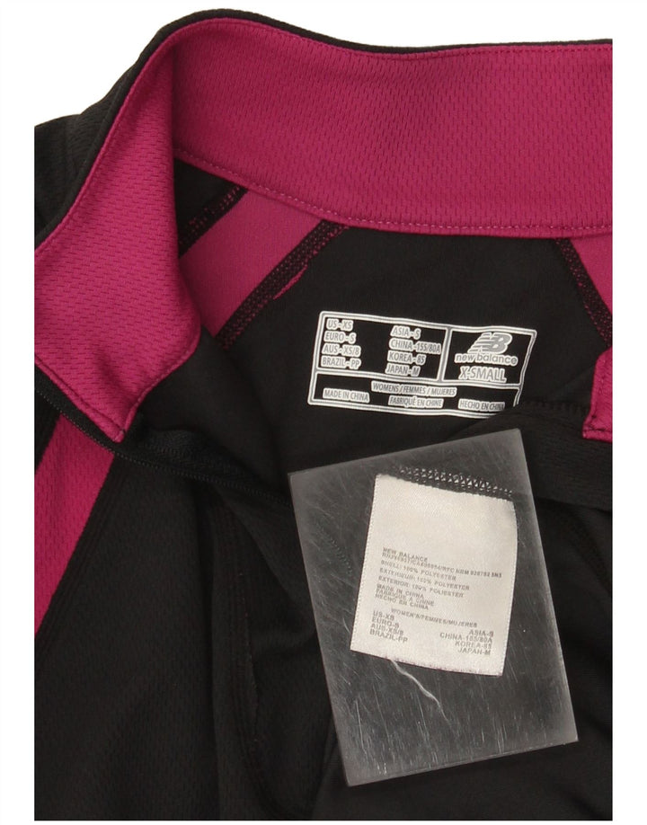 NEW BALANCE Γυναικεία φόρμα πουλόβερ Top UK 6 XS Black Colourblock