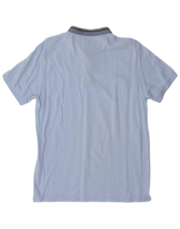 Ανδρικό πουκάμισο πόλο Zara μεσαίο μπλε