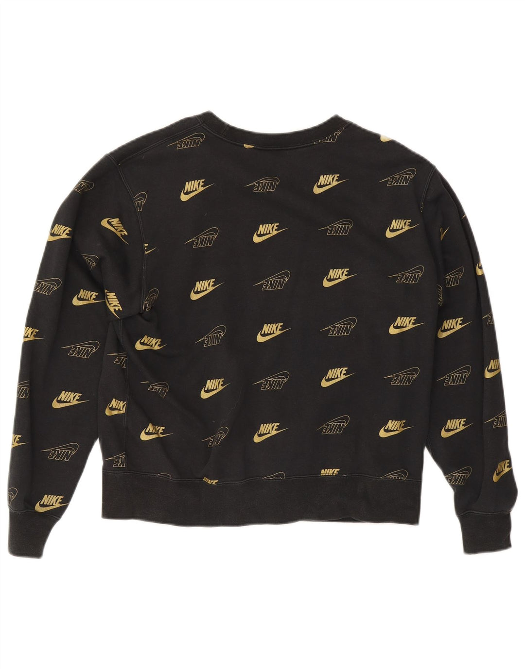 Γυναικείο γραφικό υπερμεγέθη φούτερ Nike UK 10 Μικρό μαύρο βαμβακερό