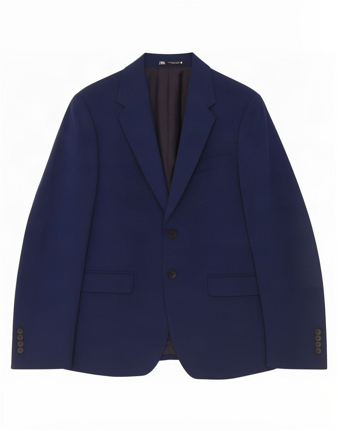 Zara Ανδρικό σακάκι μπλέιζερ με 2 κουμπιά EU 46 Small Navy Blue