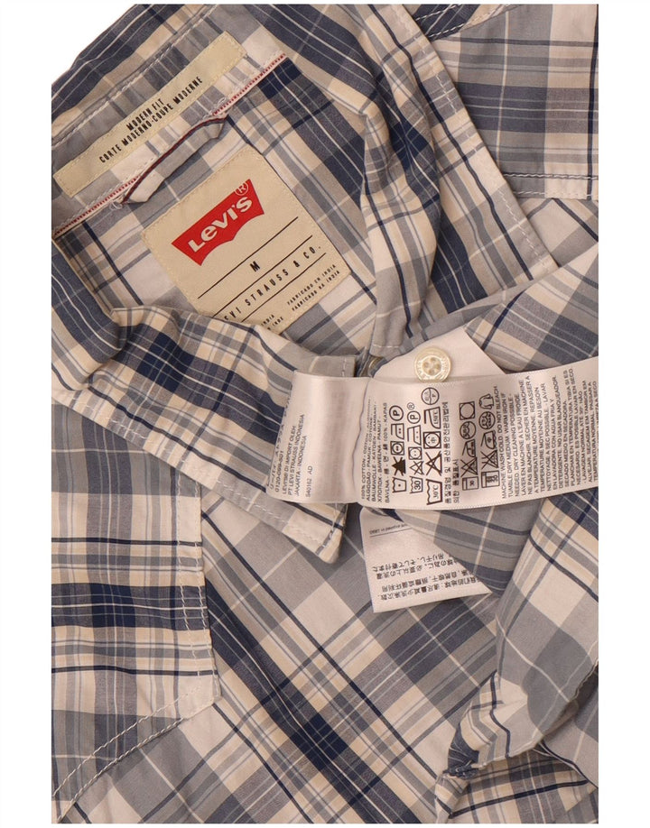 Ανδρικό πουκάμισο Levi's Modern Fit Βαμβακερό μεσαίο μπλε ναυτικό