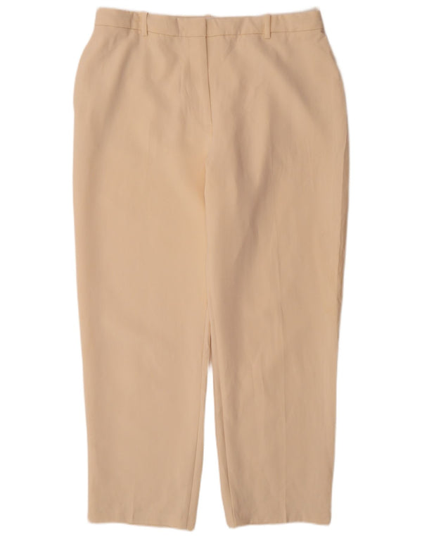Marks & Spencer Γυναικείο κωνικό παντελόνι Chino UK 18 XL W36 L30 Beige