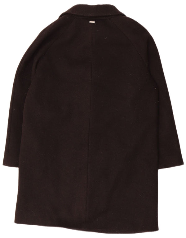 Guess Γυναικείο παλτό με διπλό στήθος UK 10 Small Black Polyester