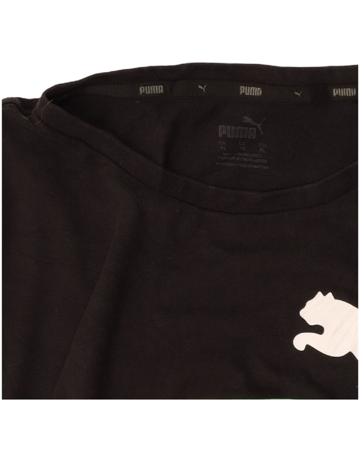 Ανδρικό γραφικό T-Shirt PUMA Top XL Μαύρο