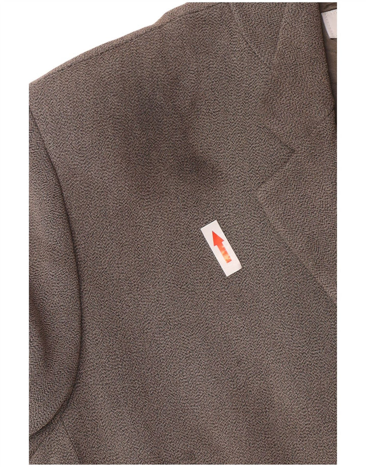 Marella Γυναικείο μπουφάν blazer UK 16 Large Grey Viscose