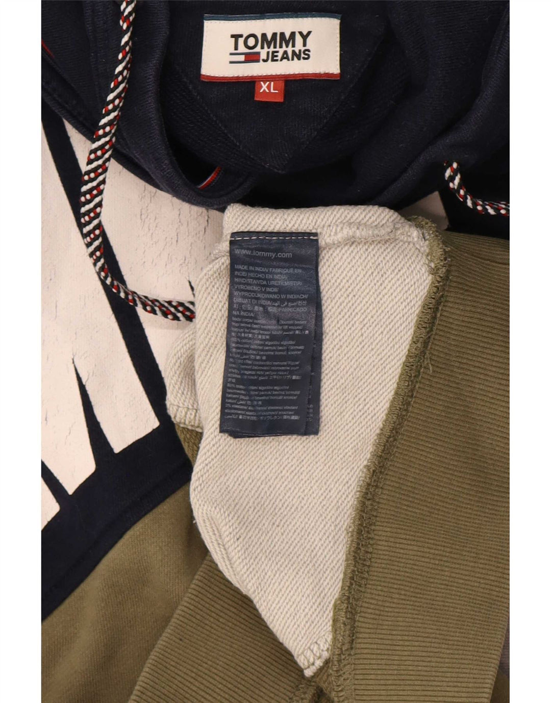 Γραφικό ανδρικό φούτερ Tommy Hilfiger Jumper XL Πολύχρωμο Colourblock