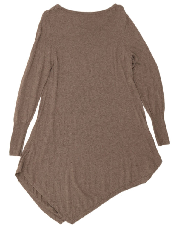 Marks & Spencer Γυναικείο ασύμμετρο φόρεμα άλτης UK 18 XL γκρι βισκόζη