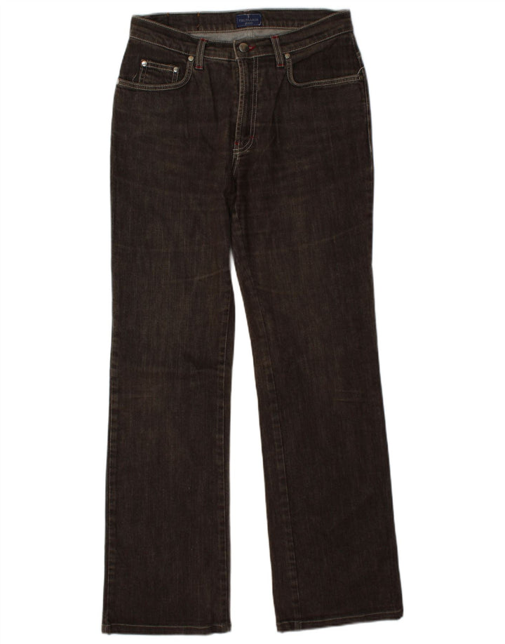 TRUSSARDI Ανδρικό τζιν ίσιο W29 L31 Καφέ βαμβακερό