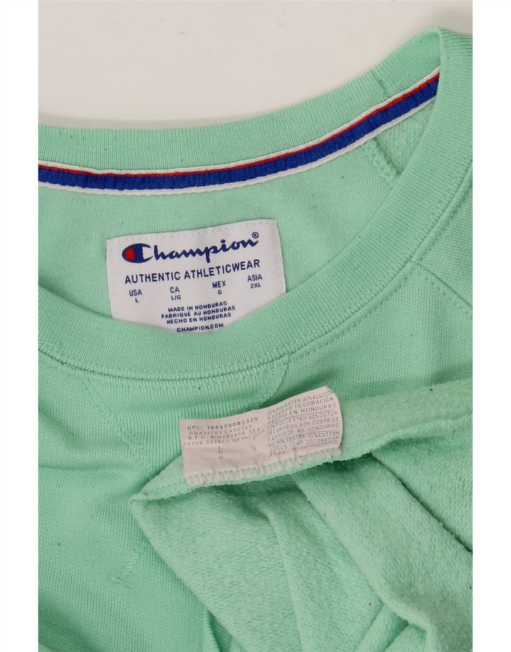Ανδρικό φούτερ CHAMPION Jumper Μεγάλο Πράσινο Βαμβακερό