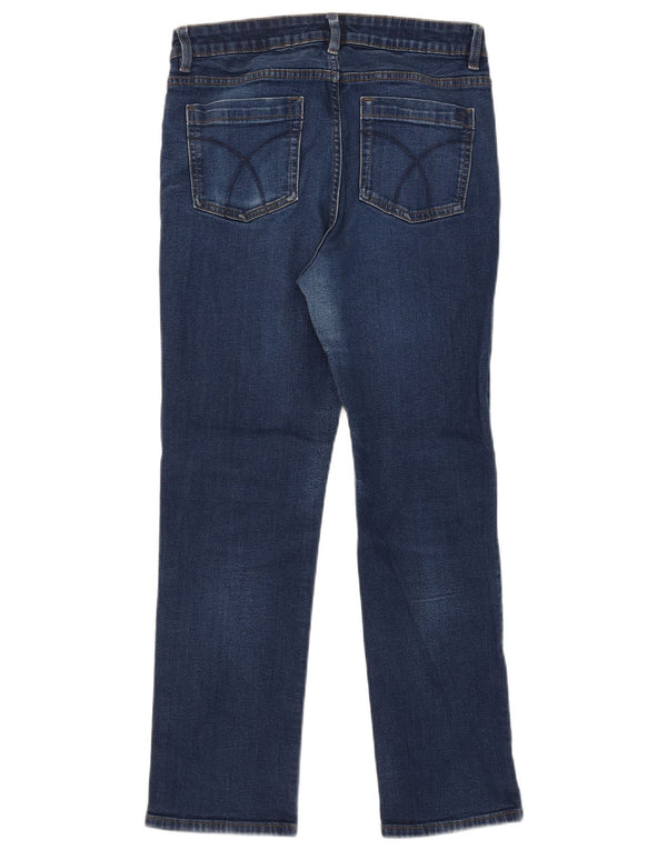Crew Clothing Γυναικεία ίσια τζιν UK 12 Medium W30 L26 Blue Cotton