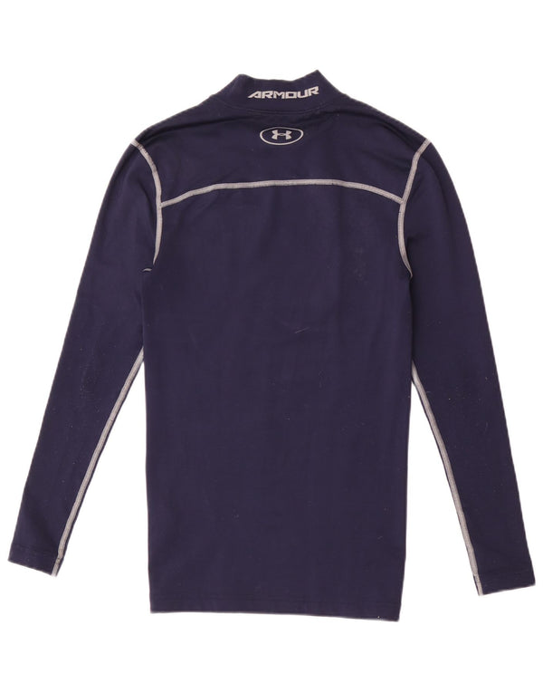 Under Armour Ανδρικό Cold Gear Graphic Top Μακρυμάνικο Μικρό Navy Blue ριγέ
