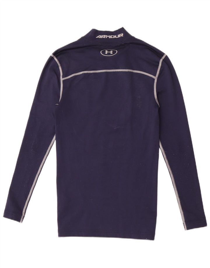 Under Armour Ανδρικό Cold Gear Graphic Top Μακρυμάνικο Μικρό Navy Blue ριγέ
