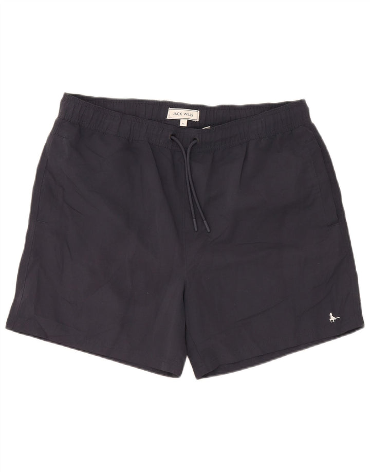 Ανδρικό σορτς κολύμβησης Jack Wills XL Navy Blue Polyester
