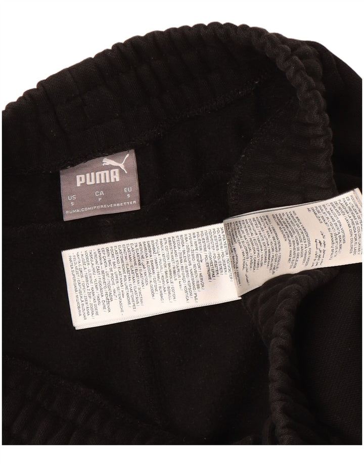 Ανδρική αθλητική φόρμα Puma Παντελόνι Joggers Μικρό μαύρο βαμβακερό