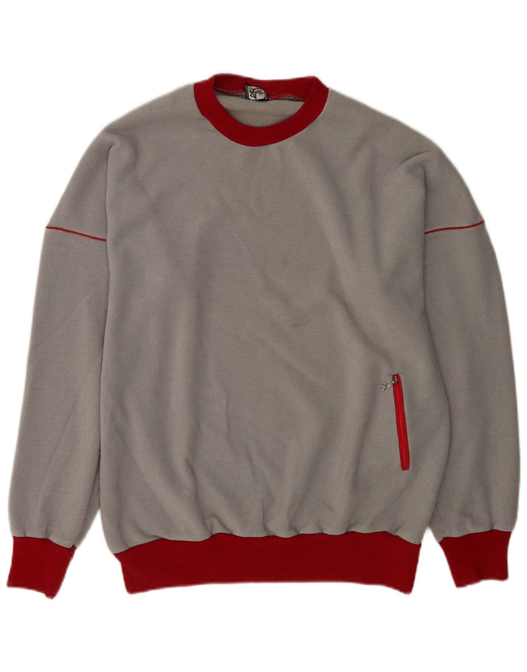 Vintage ανδρικό φούτερ Jumper IT 54 XL Γκρι Colourblock