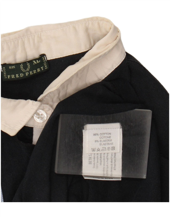 Fred Perry γυναικείο μπλουζάκι πόλο XL Navy Blue βαμβακερό