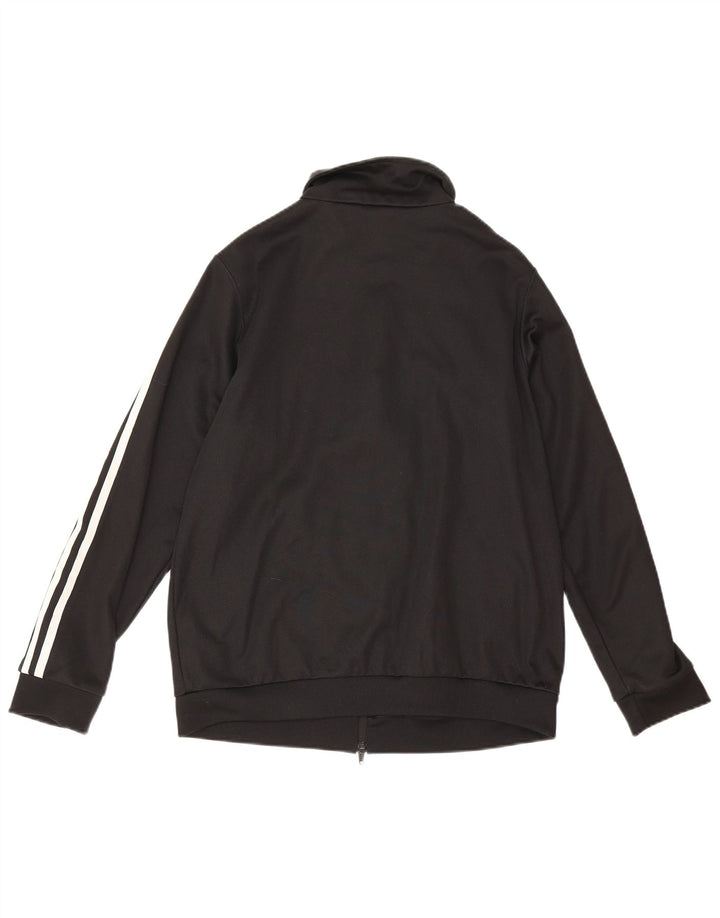 Γυναικεία αθλητική φόρμα Adidas Top Jacket UK 12 μεσαίο μαύρο βαμβακερό
