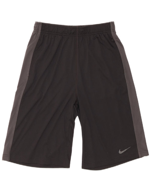 Αθλητικό σορτς Nike Boys Dri Fit 13-14 ετών XL μαύρο πολυεστέρα