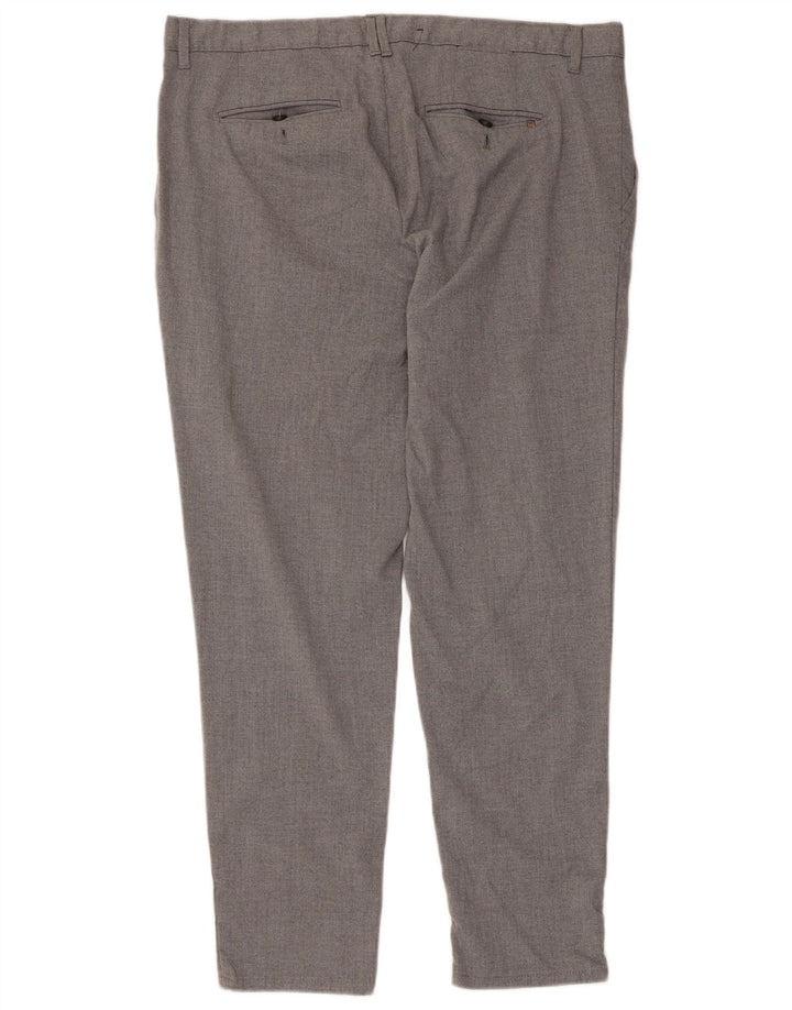 Zara Ανδρικό Slim παντελόνι Chino EU 48 XL W38 L28 Grey Polyester