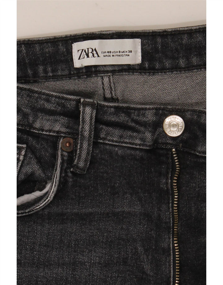 Zara Γυναικείο Straight Jeans EU 40 Medium W30 L26 Grey