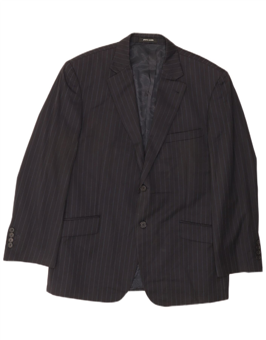 Pierre Cardin Ανδρικό σακάκι με 2 κουμπιά UK 44 2XL Navy Blue Pinstripe